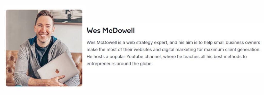 Wes McDowell is a web strategy expert Wes McDowell is a web strategy expert